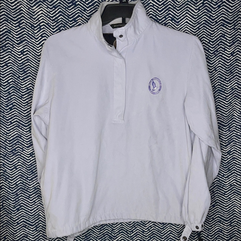 Weatherproof Light Purple Soft Pullover Jacket vintage Duck Woods Golf Course
